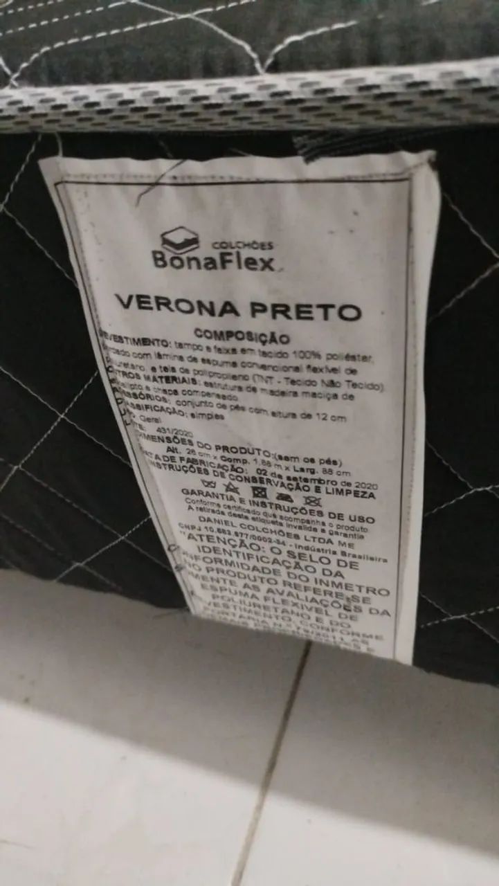 Cama solteiro, base e colchão ,ortopédico , entrega grátis - Foto 3