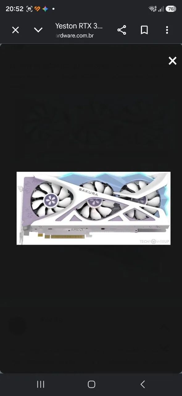 Placa video yeston rtx 3070 8gb - Foto 2
