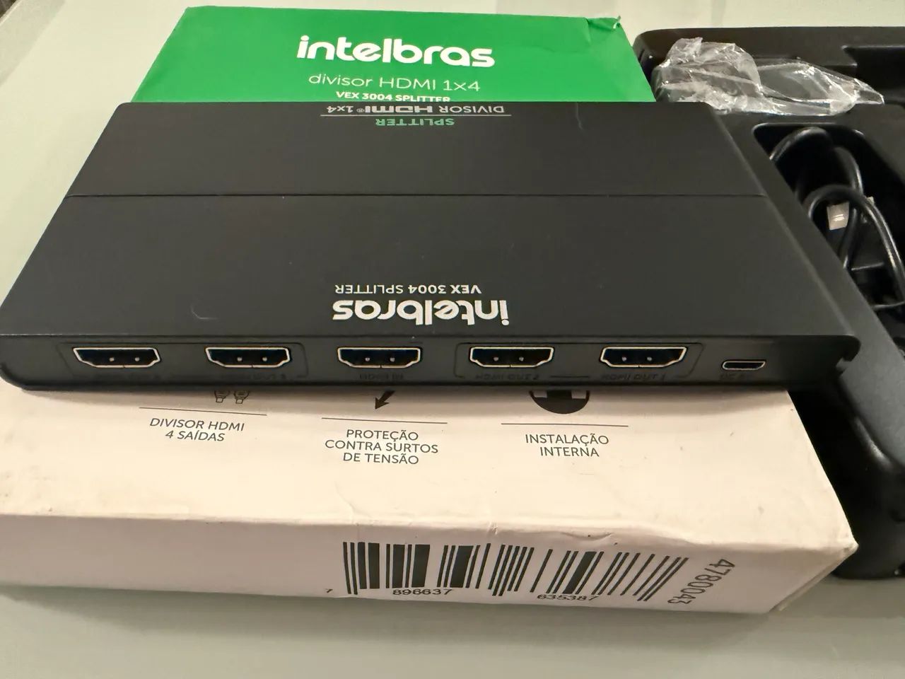 Divisor HDMI 4x1 Intelbras  - Foto 4
