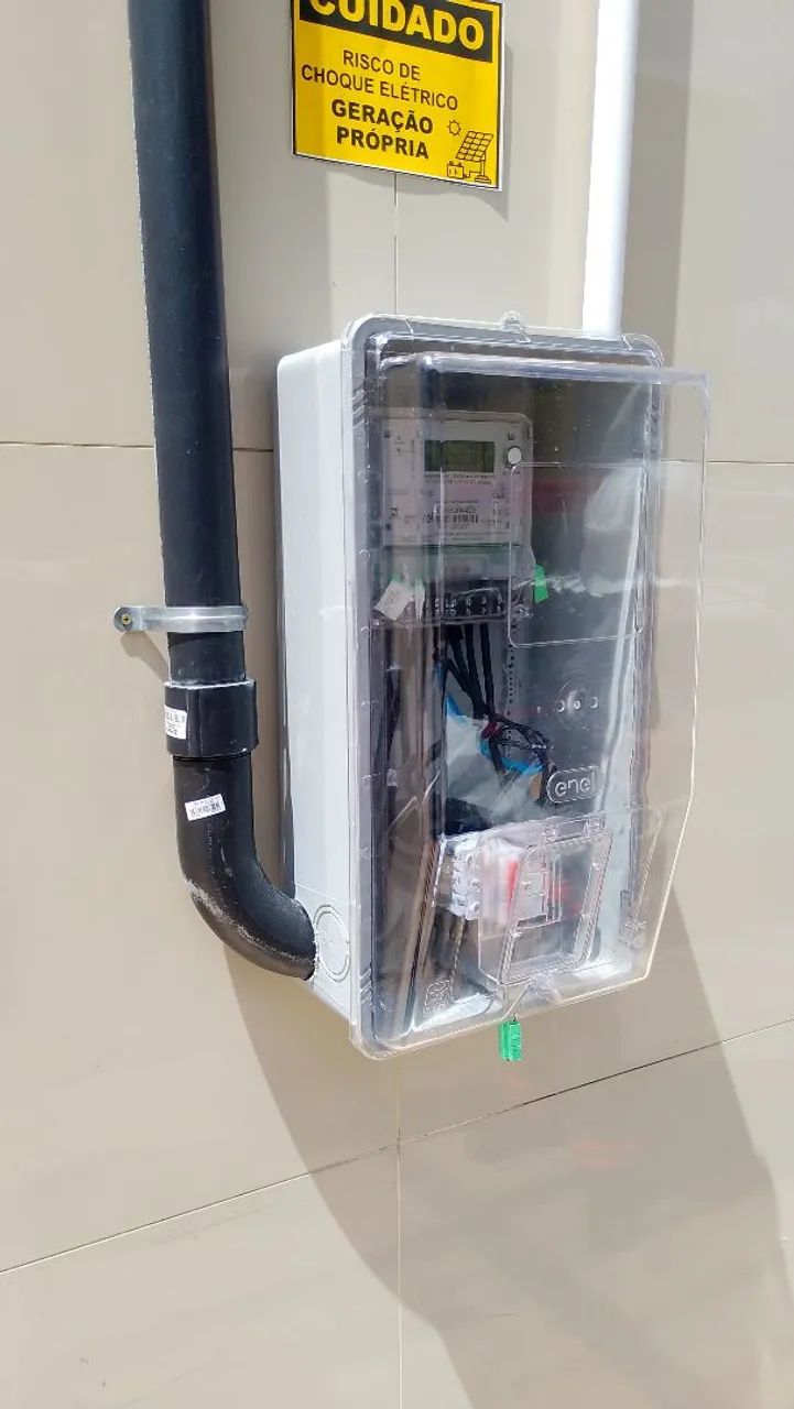 POSTE COM CAIXA MEDIÇÃO PADRÃO PRA LIGAÇÃO  - Foto 4