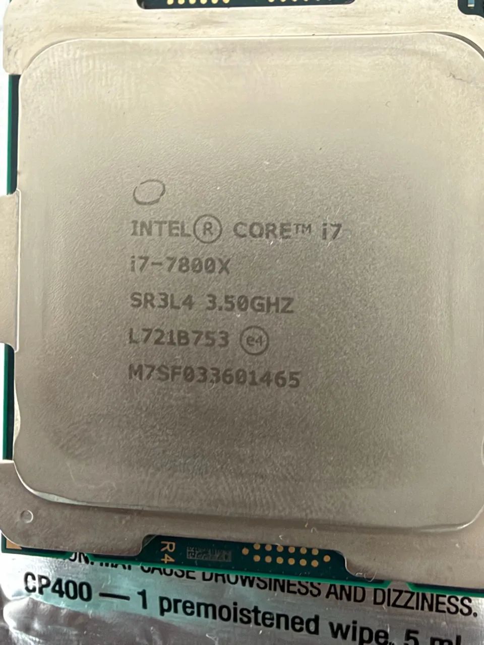 Intel core i7 7800x  Novo , sem caixa 