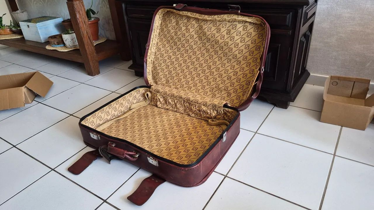 Mala em couro puro, estilo vintage! - Foto 2