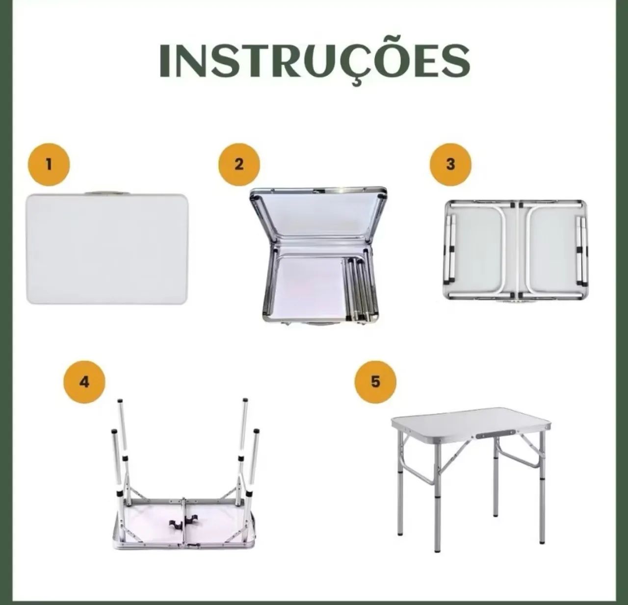 Mesa dobrável 