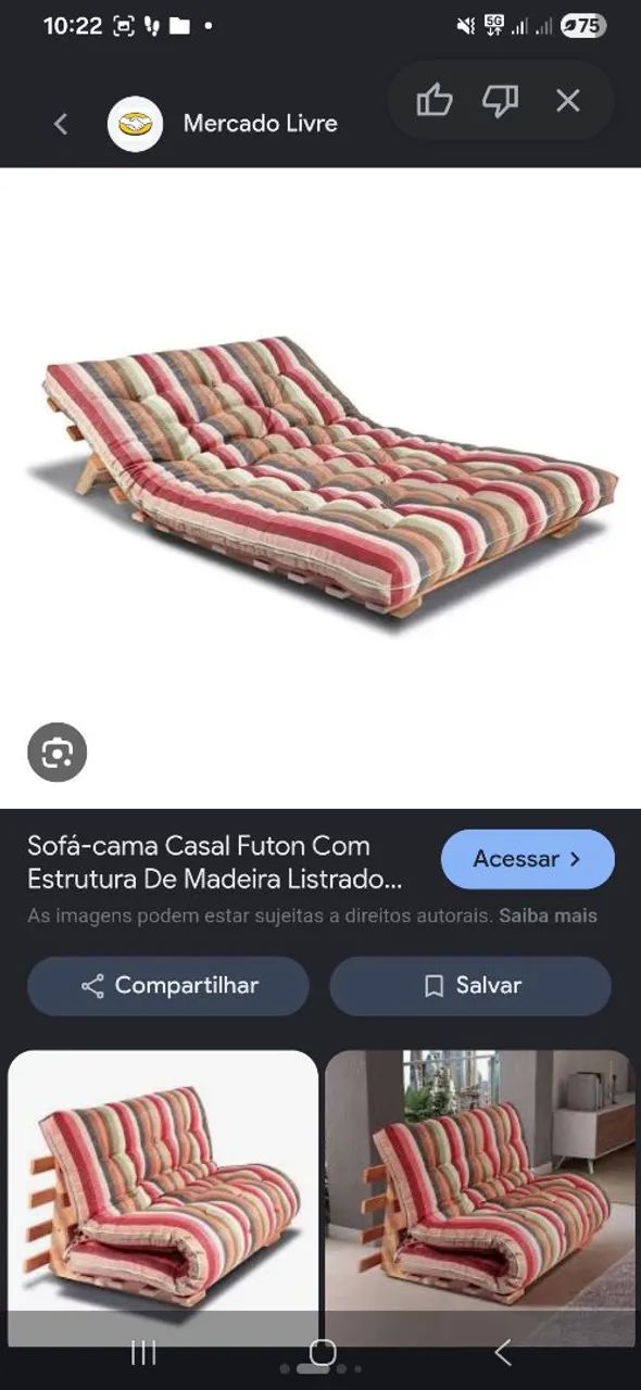 Sofa cama Futon - Foto 3