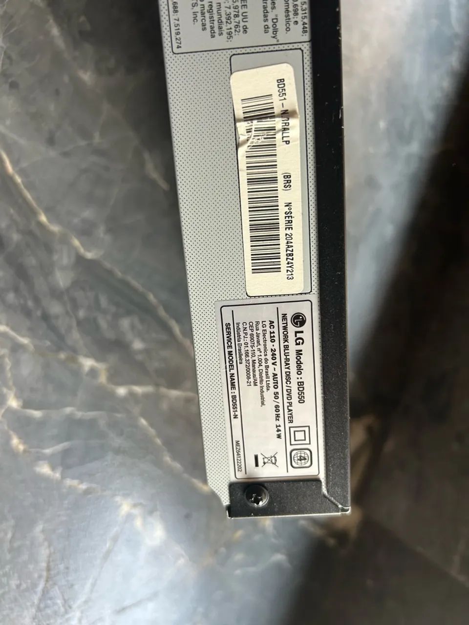 reprodutor de Blu-ray e DVD LG BD550 - Foto 3