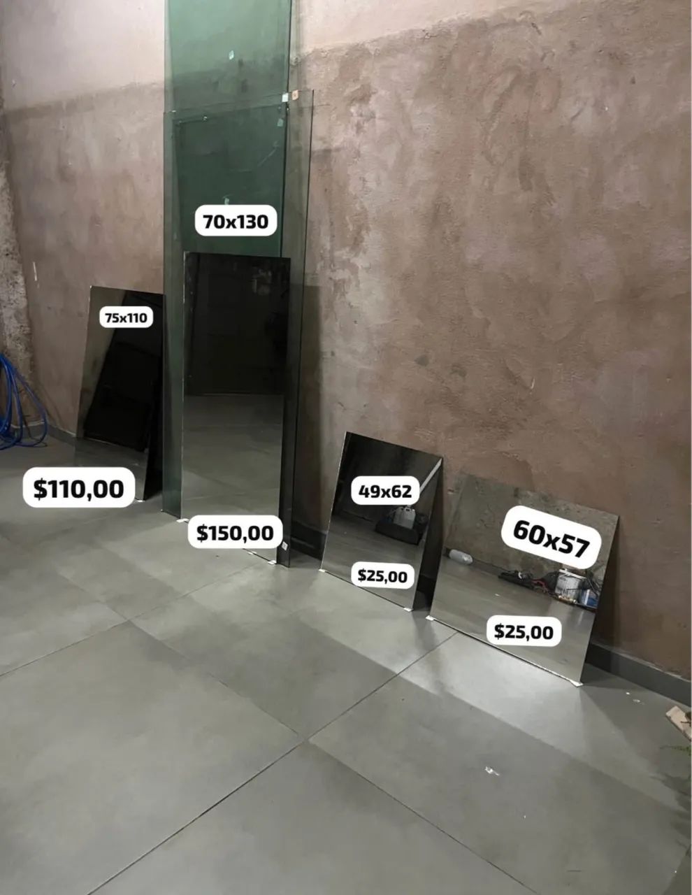 Espelhos novos 
