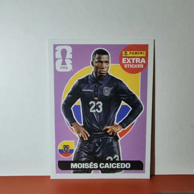 Figurinha Moisés Caicedo Extra Legend Base - Foto 5