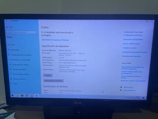 PC COMPUTADOR ESCRITORIO ESTUDO INTEL 6GB RAM DDR3 - Foto 3