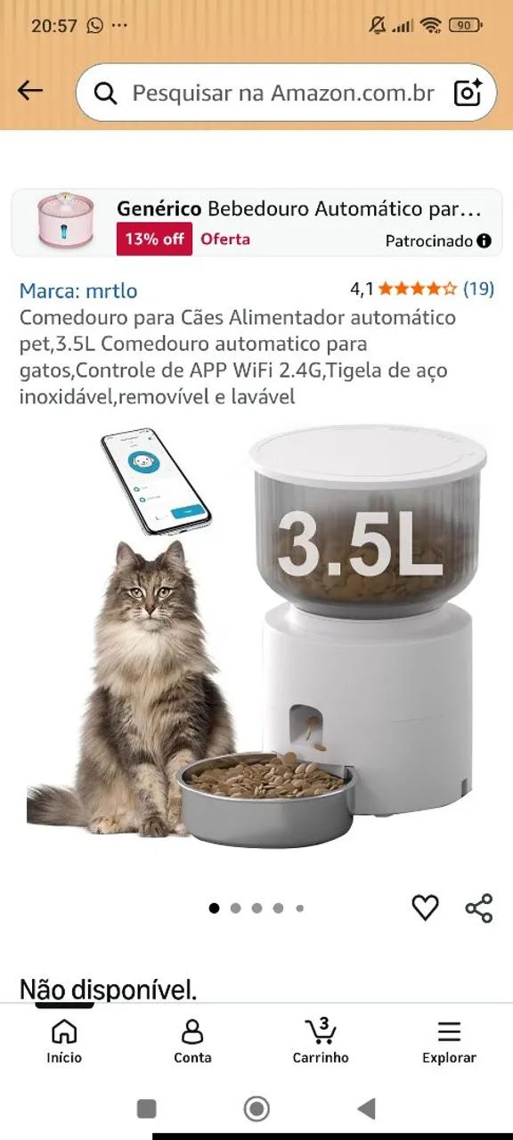 Comedouro automático NewPet  - Foto 4