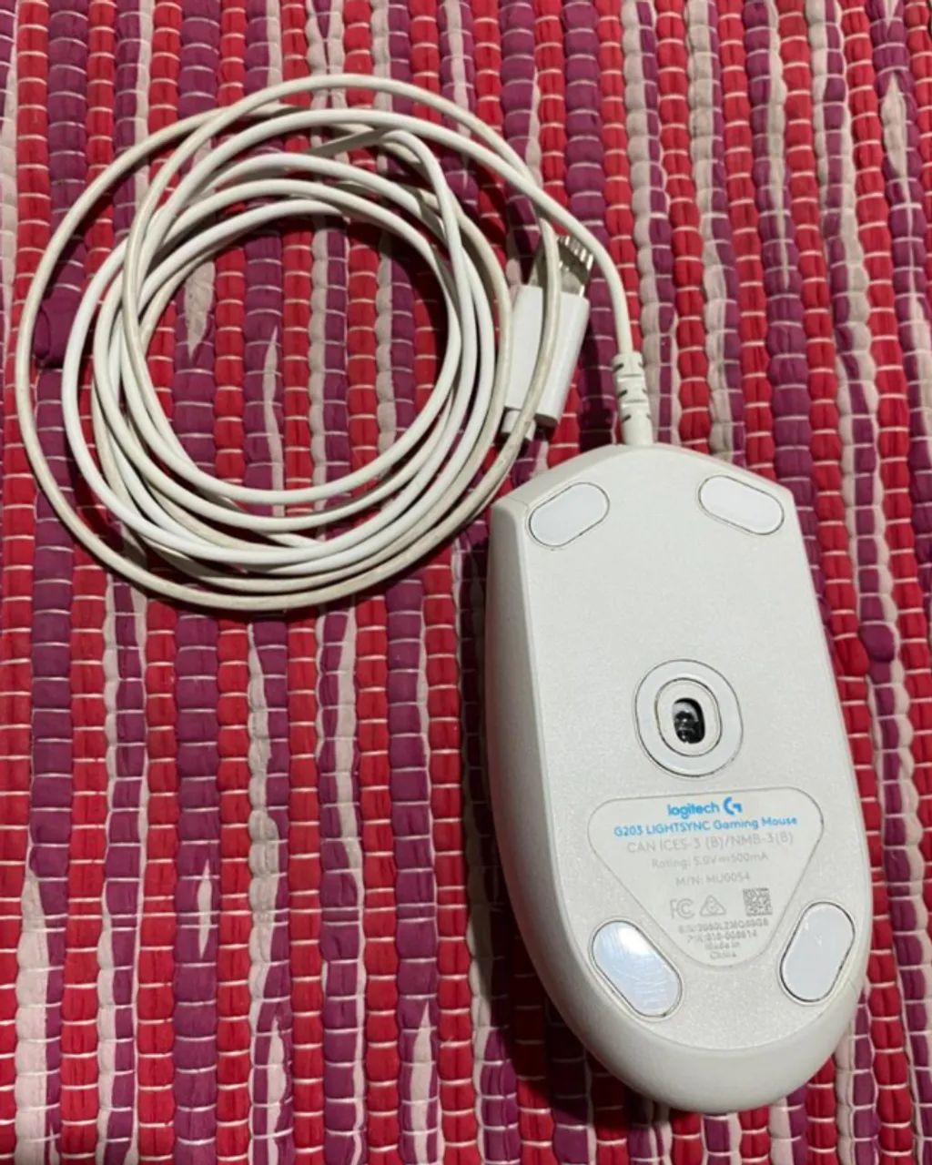 Mouse Logitech G203 Branco - Foto 2