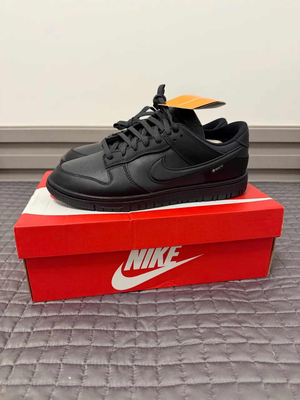 TÊNIS NIKE DUNK LOW GORE-TEX PRETO(41) - Foto 5