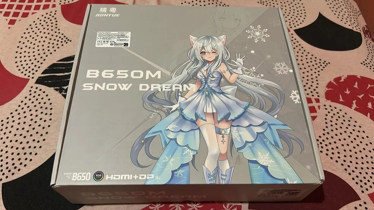 (venda ou troca)Placa mãe B650m Snow Dream branca "PRODUTO NOVO" - Foto 2