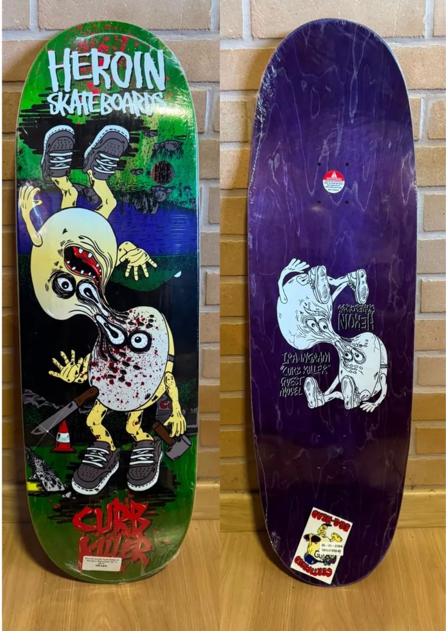 Shape de skate Egg Board Heroin Skateboards Curb Killer 9 TAM. 10