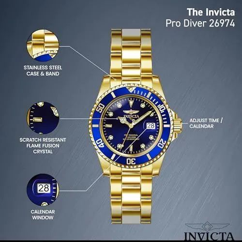 Invicta Relógio Masculino de QUARTZO Pro Diver N° 26974