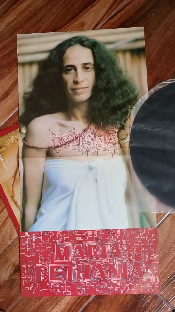 Disco vinil Maria Bethânia talismã com poster  - Foto 4