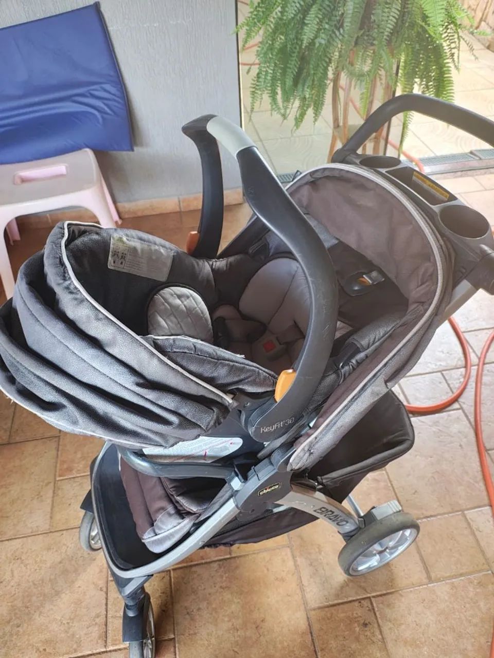 berço + carrinho com bebê conforto chicco - Foto 3