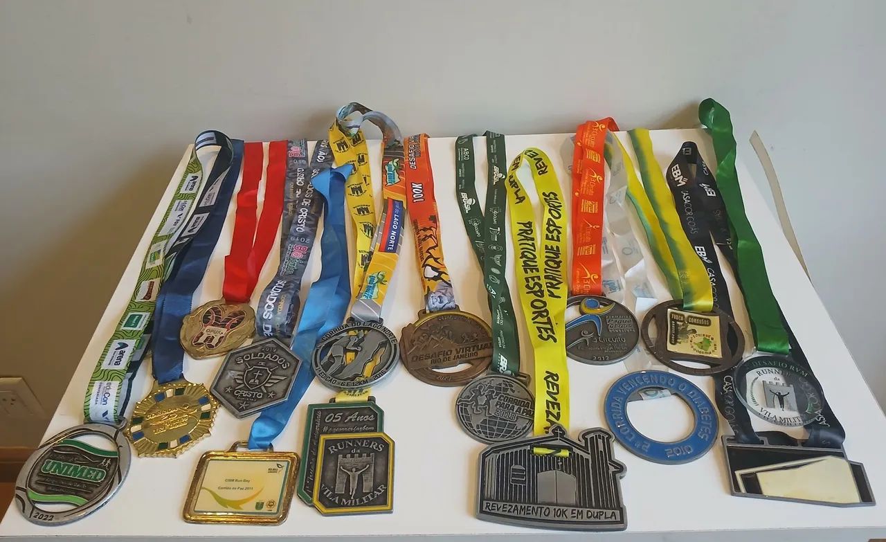 Kit 15 Medalhas de Corrida de Rua - Coleção Eventos Várias Etapas - Foto 5