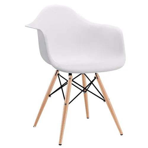 Cadeira charles eames eiffel com braço branca  - Foto 3