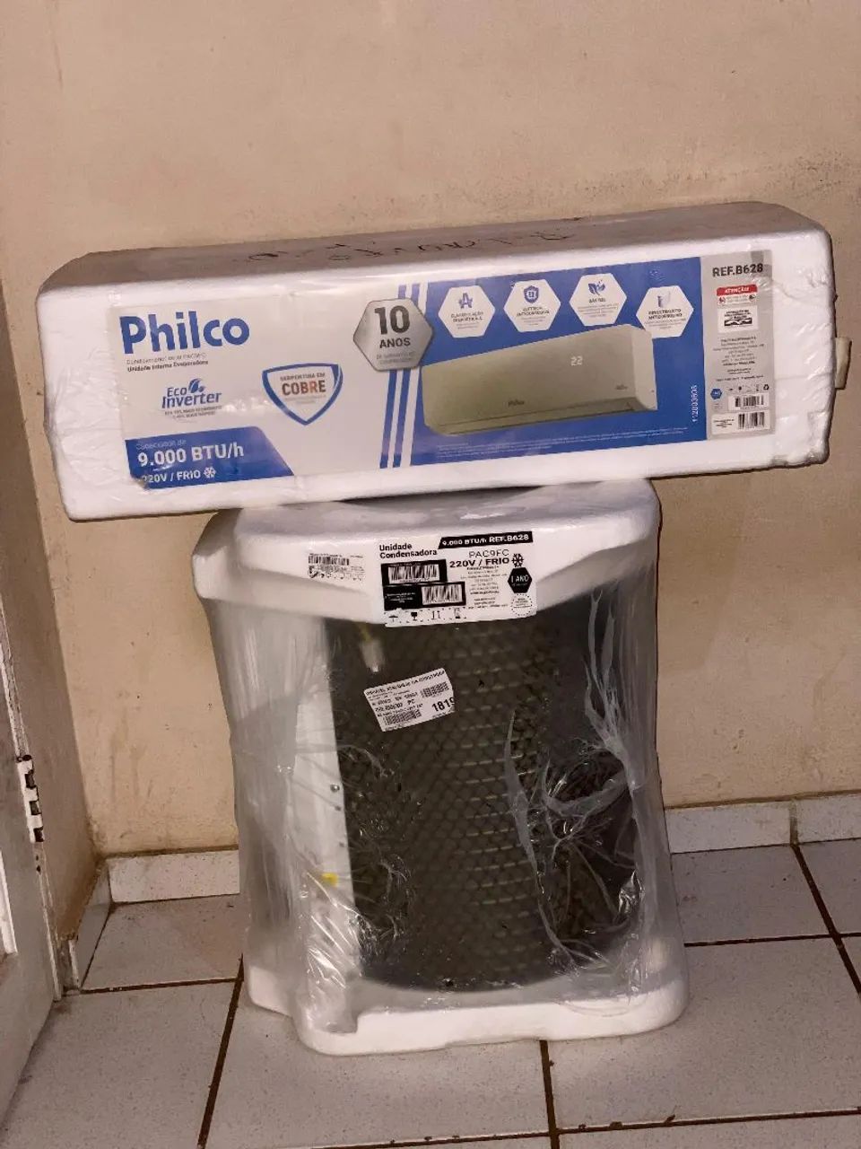 Ar-condicionado inverter 9.000 btus.