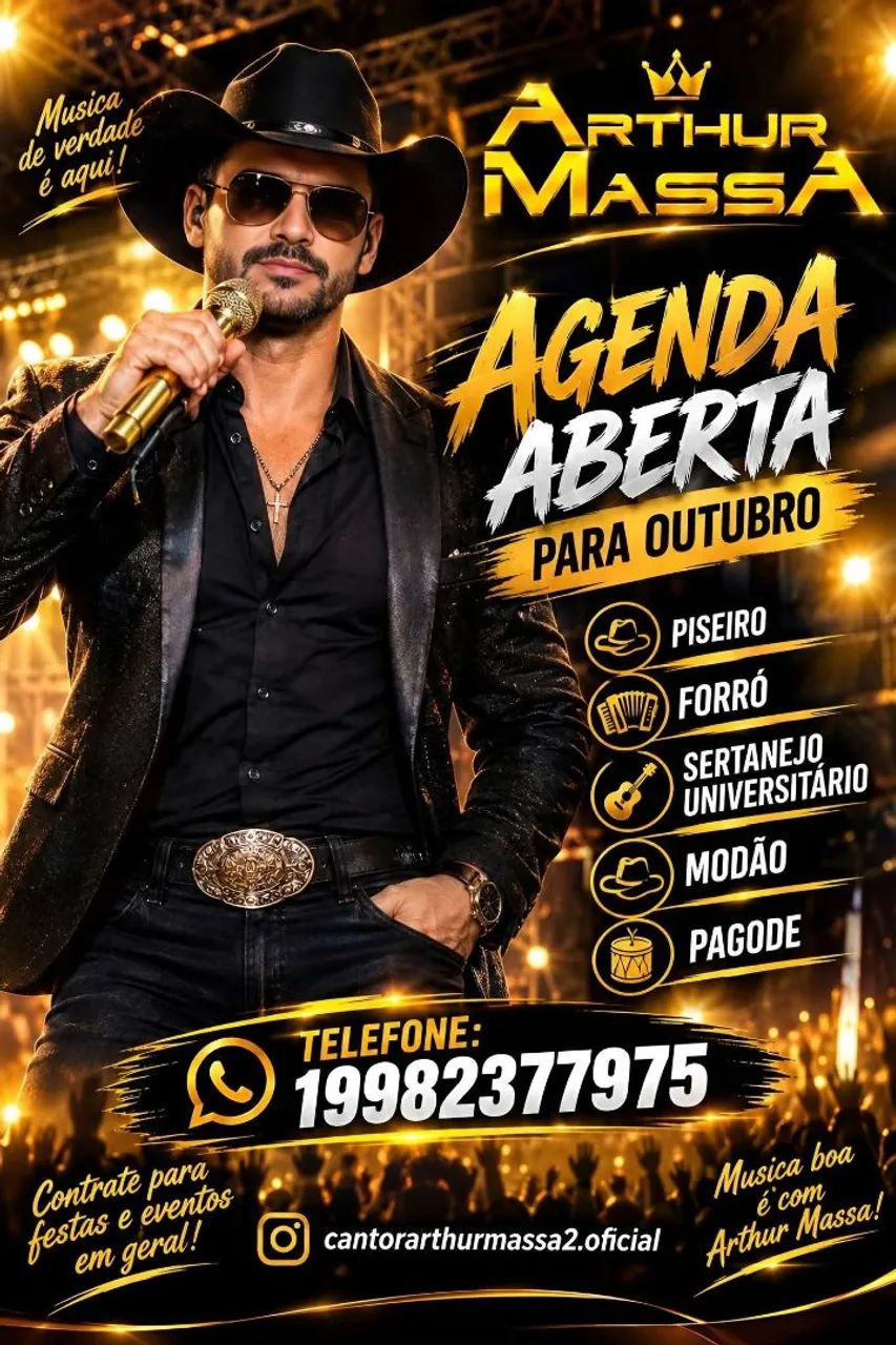 Cantor para todas festas e eventos em geral