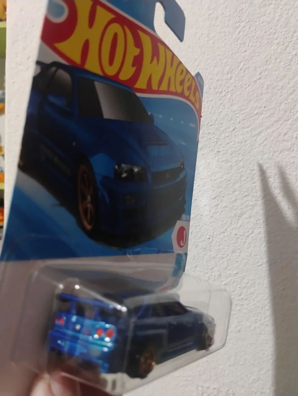 Hot Wheels skyline r34 azul  - Foto 3
