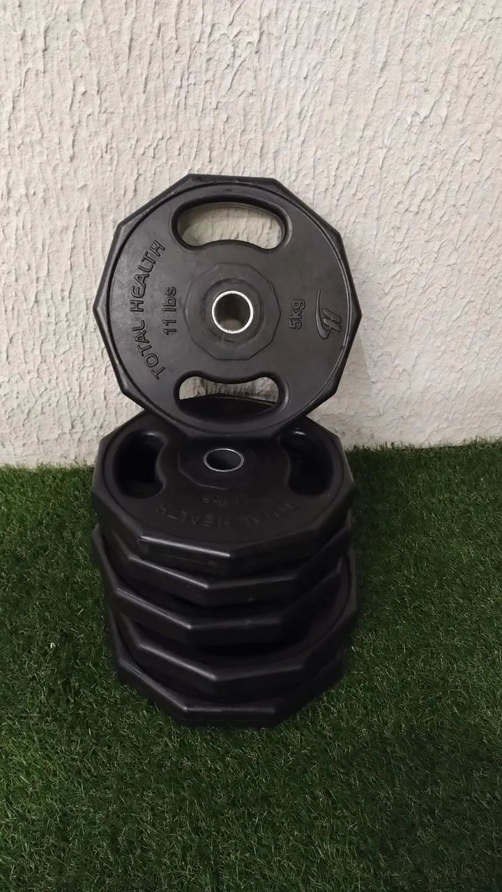 Anilhas Emborrachadas de 5kg