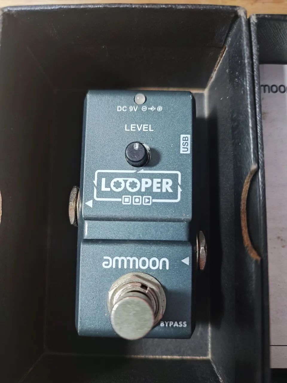 Pedal Looper Nano Ammoon com caixa e manual. - Foto 2