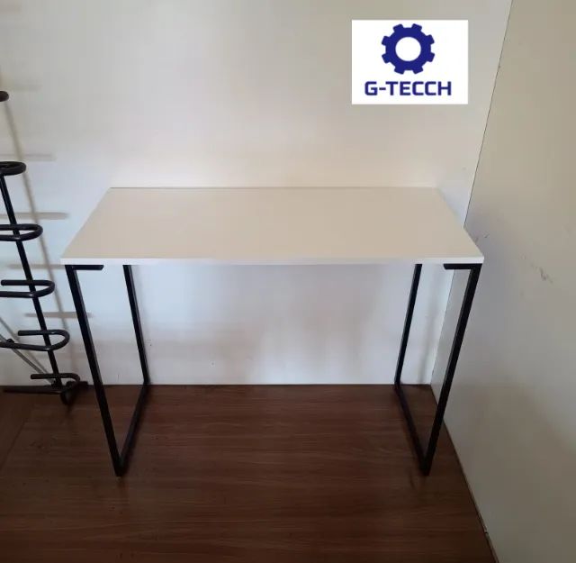 Mesa de Escritório NOVA Estilo Industrial Multiuso para Notebook de Estudo Computador Birô - Foto 3