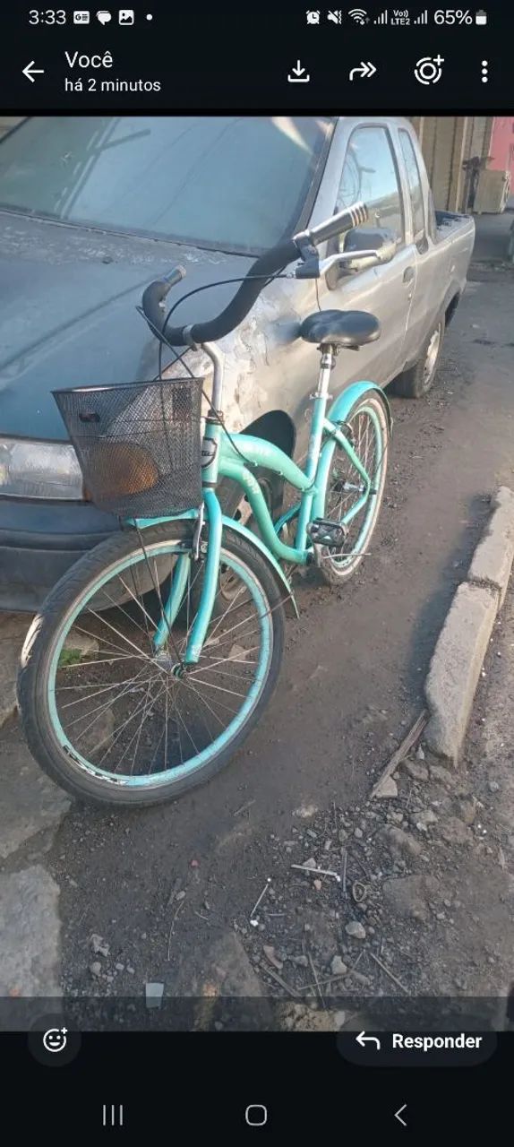 Bicicleta Blitz Beach alumínio  - Foto 2