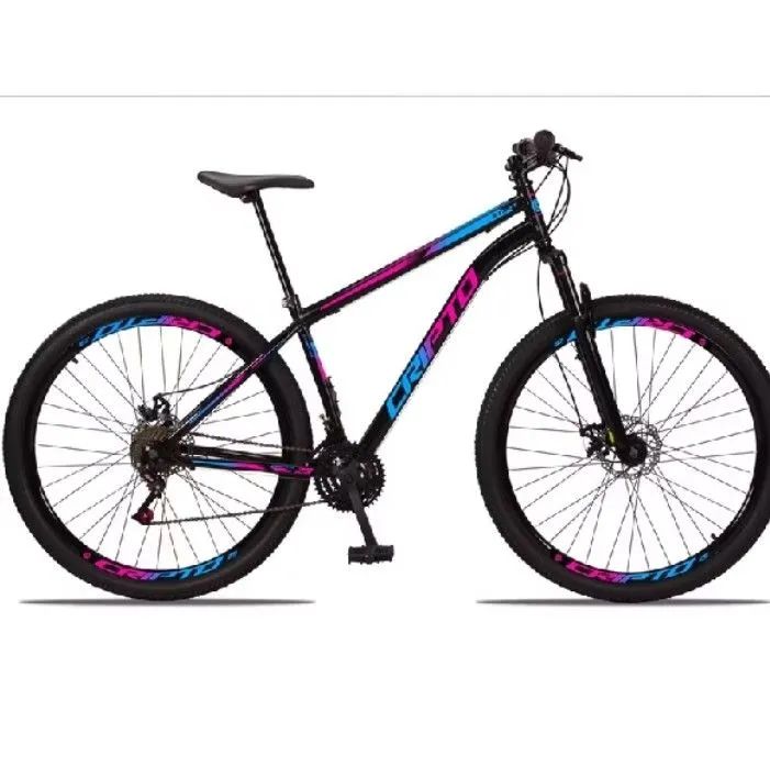 Bicicleta Aro 29 Aço Carbono 21v Cripto Freios a Disco