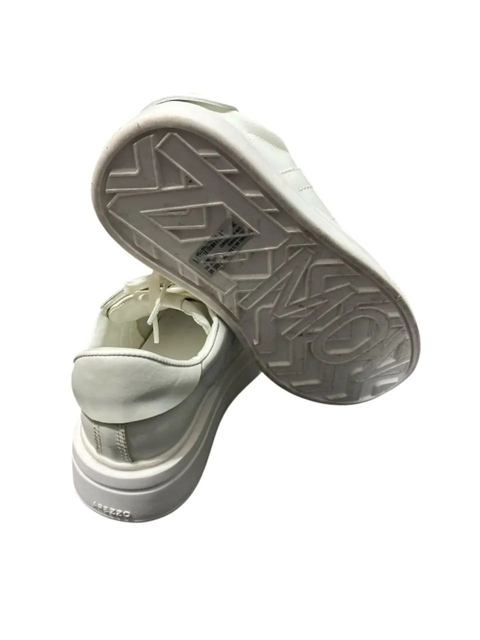 Tênis Arezzo Plataforma Branco Original - Ref. A1231800130001 - Foto 3