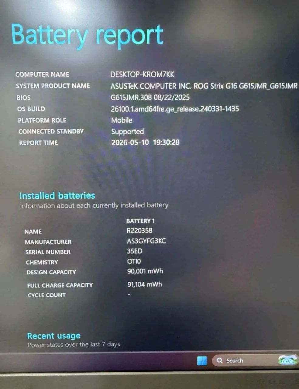 Notebook Gamer Rog Strix RTX 5060 - Foto 5