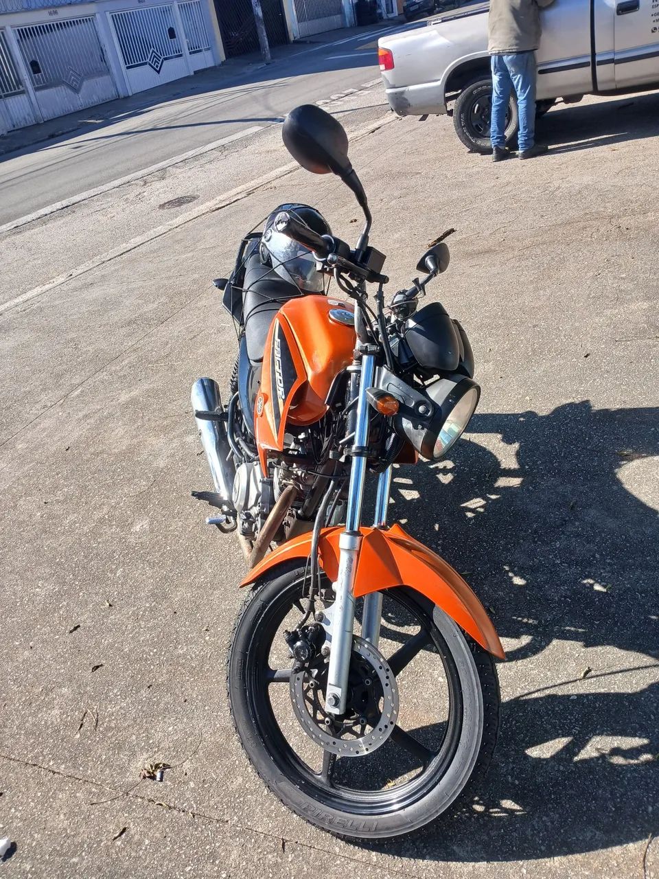 Yamaha factor 125 Ed laranja  - Foto 4