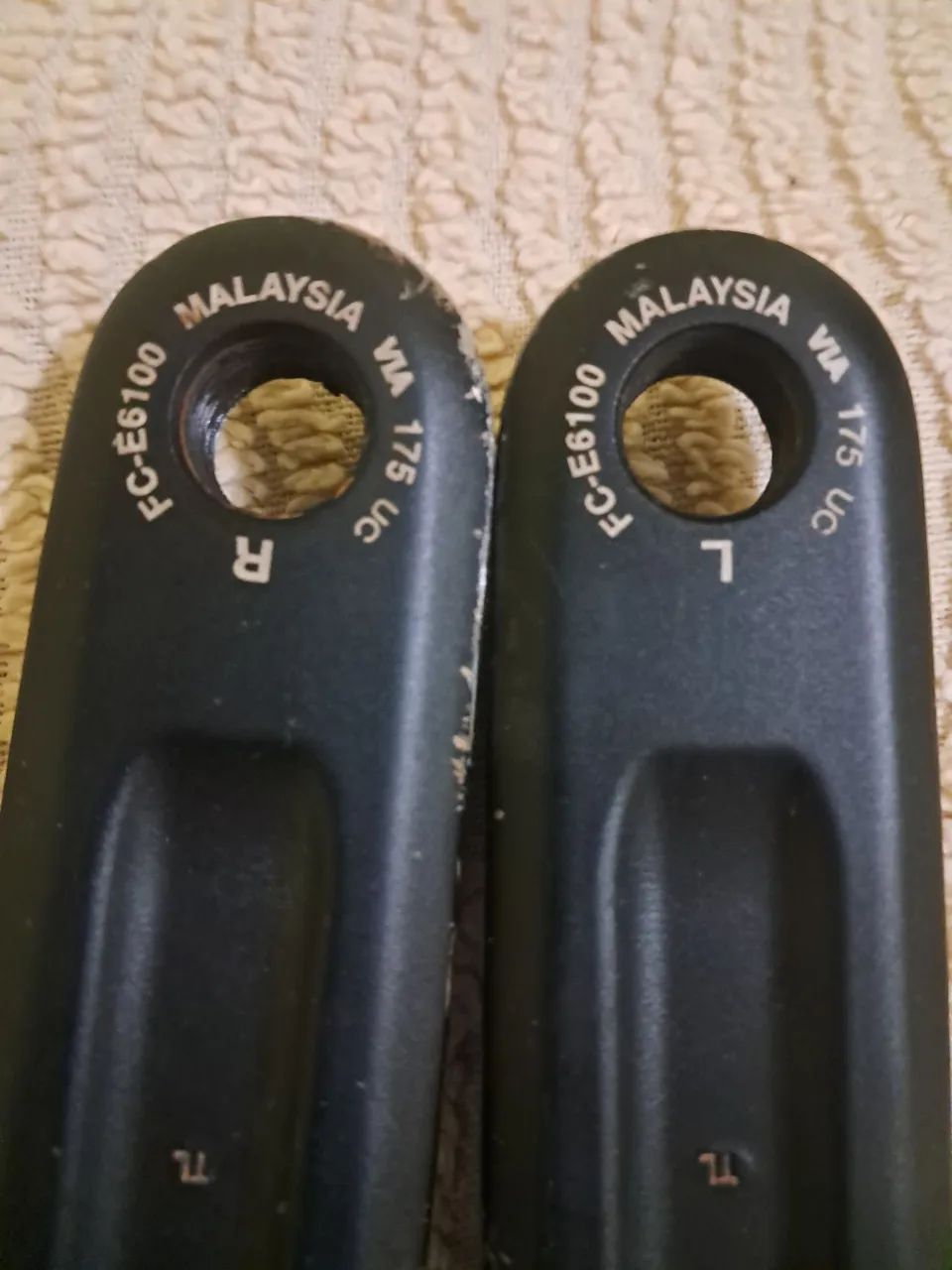  Braços pedivela shimano FC-E6100 - Foto 3