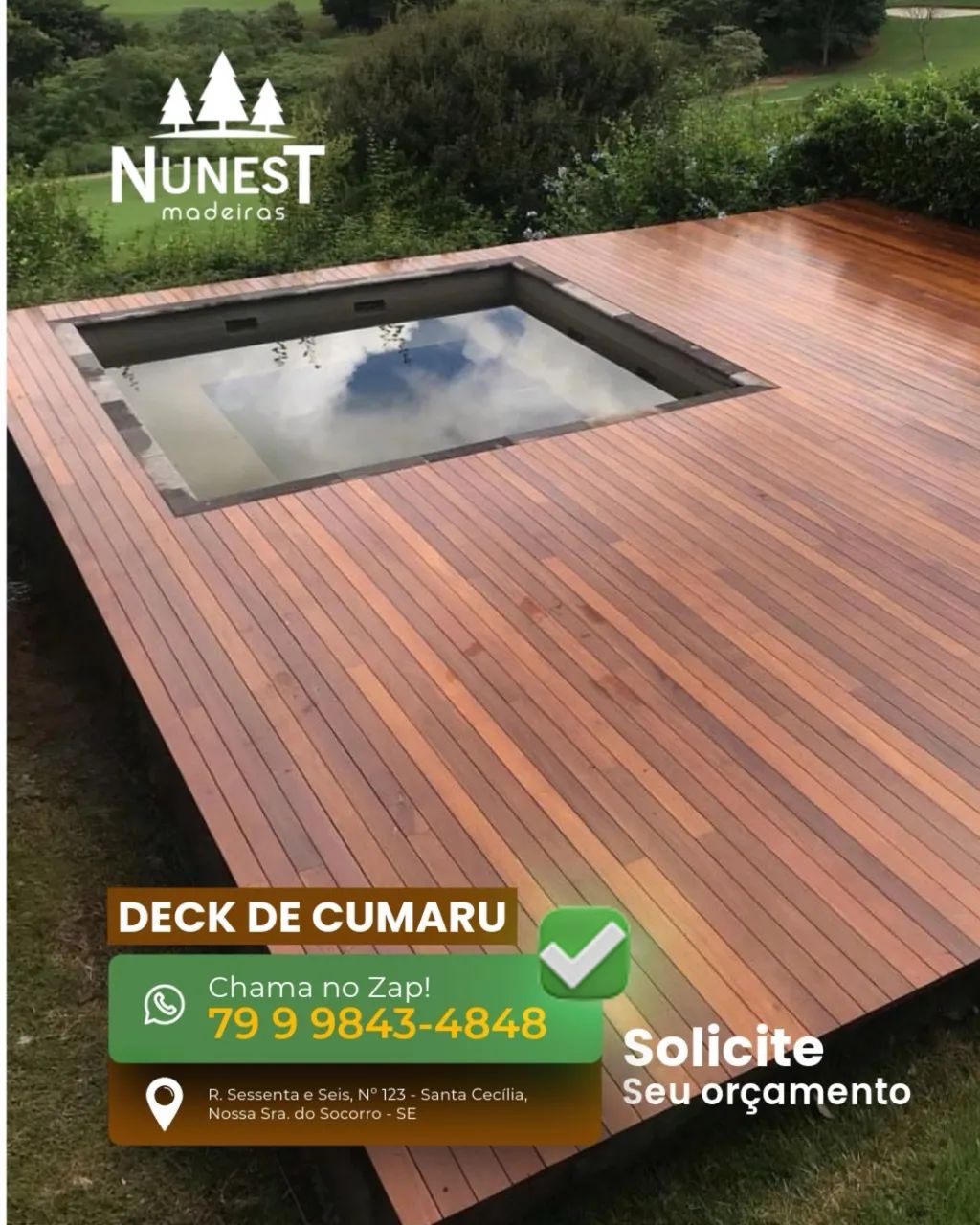 DECK MADEIRA CUMARU 