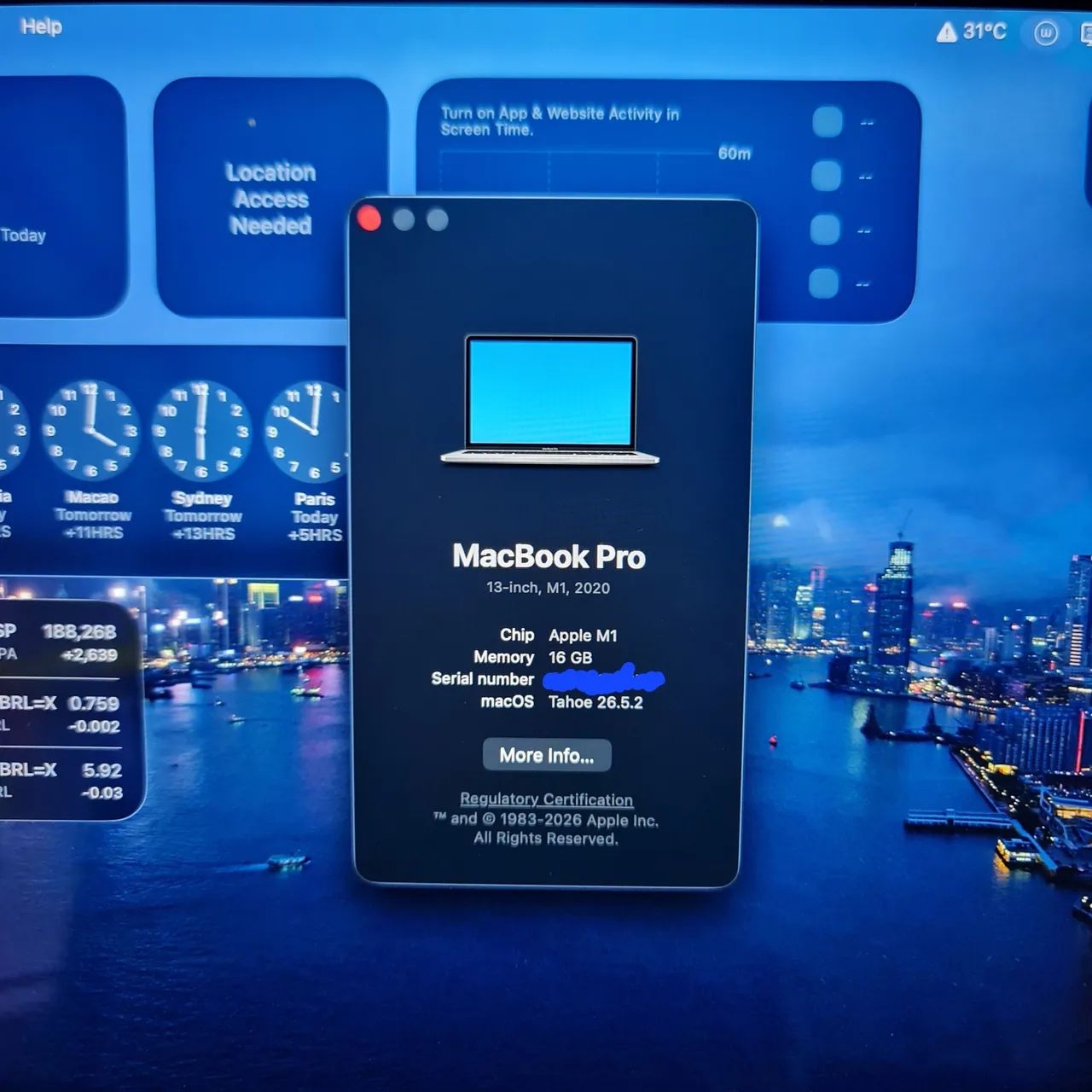 Macbook Pro M1 16 Gb RAM 1 Tb SSD Touchbar - Foto 5
