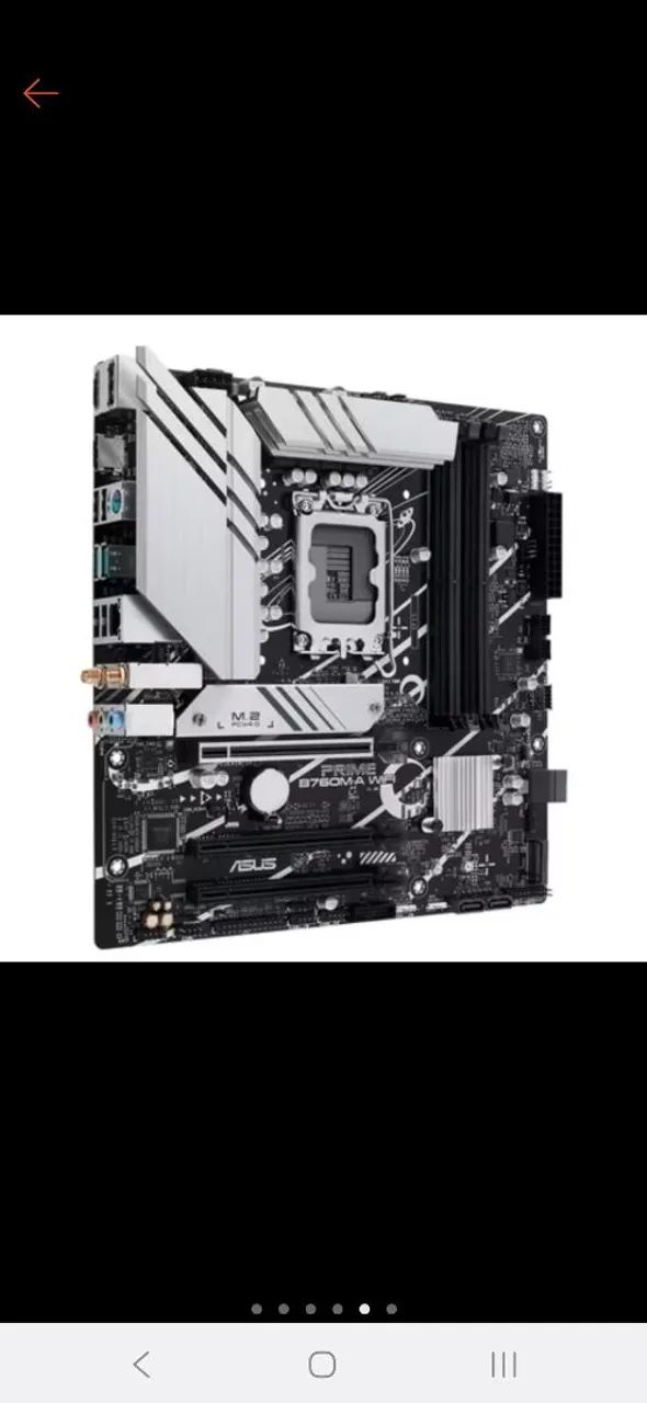 Placa Mãe Asus PRIME B760M-A WIFI, Chipset B760, LGA 1700 - Foto 4