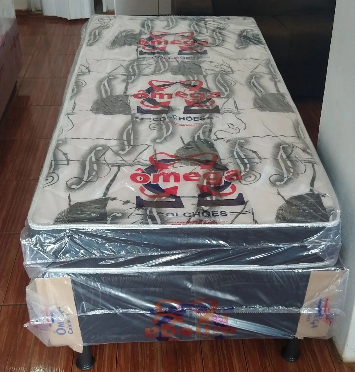 Conjunto box solteiro espuma 