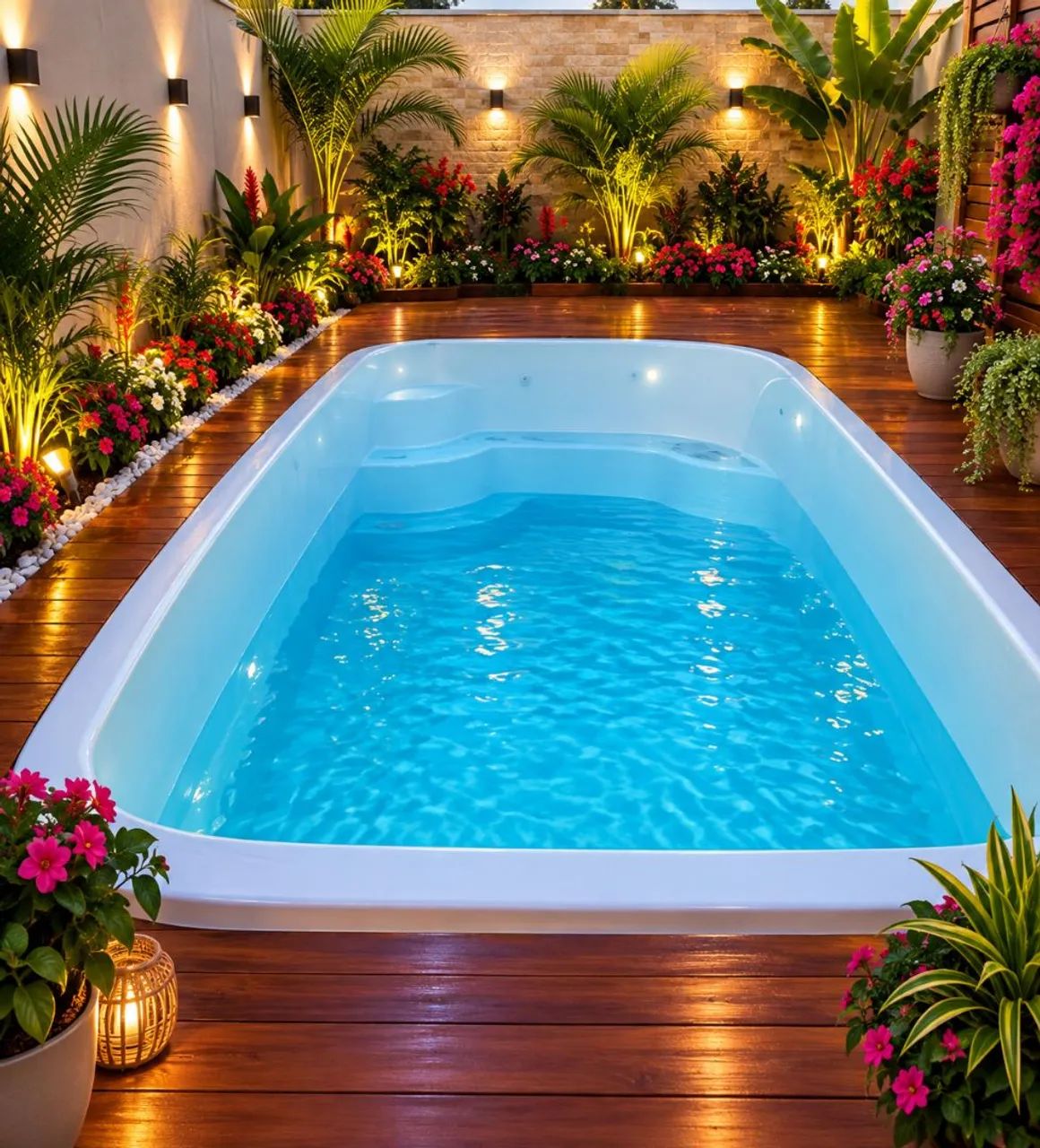 Piscina de fibra 