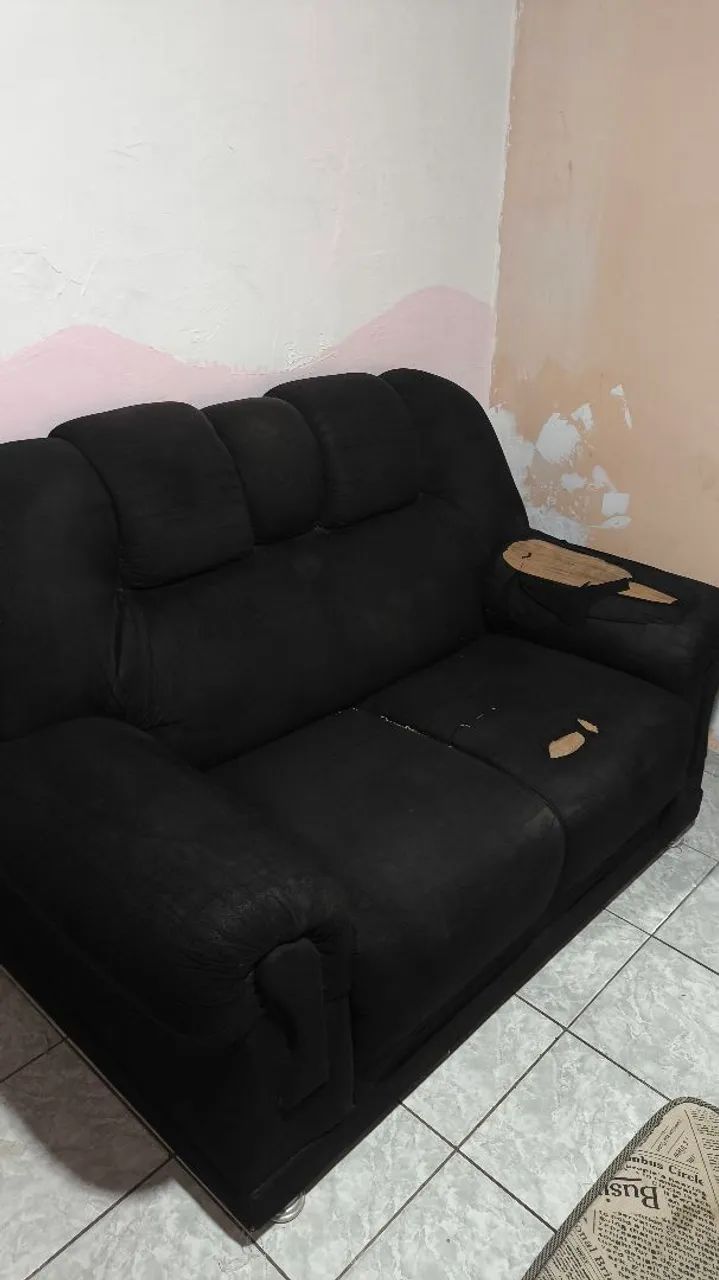 Vendo jogo de sofá 2 e 3 lugares  - Foto 5