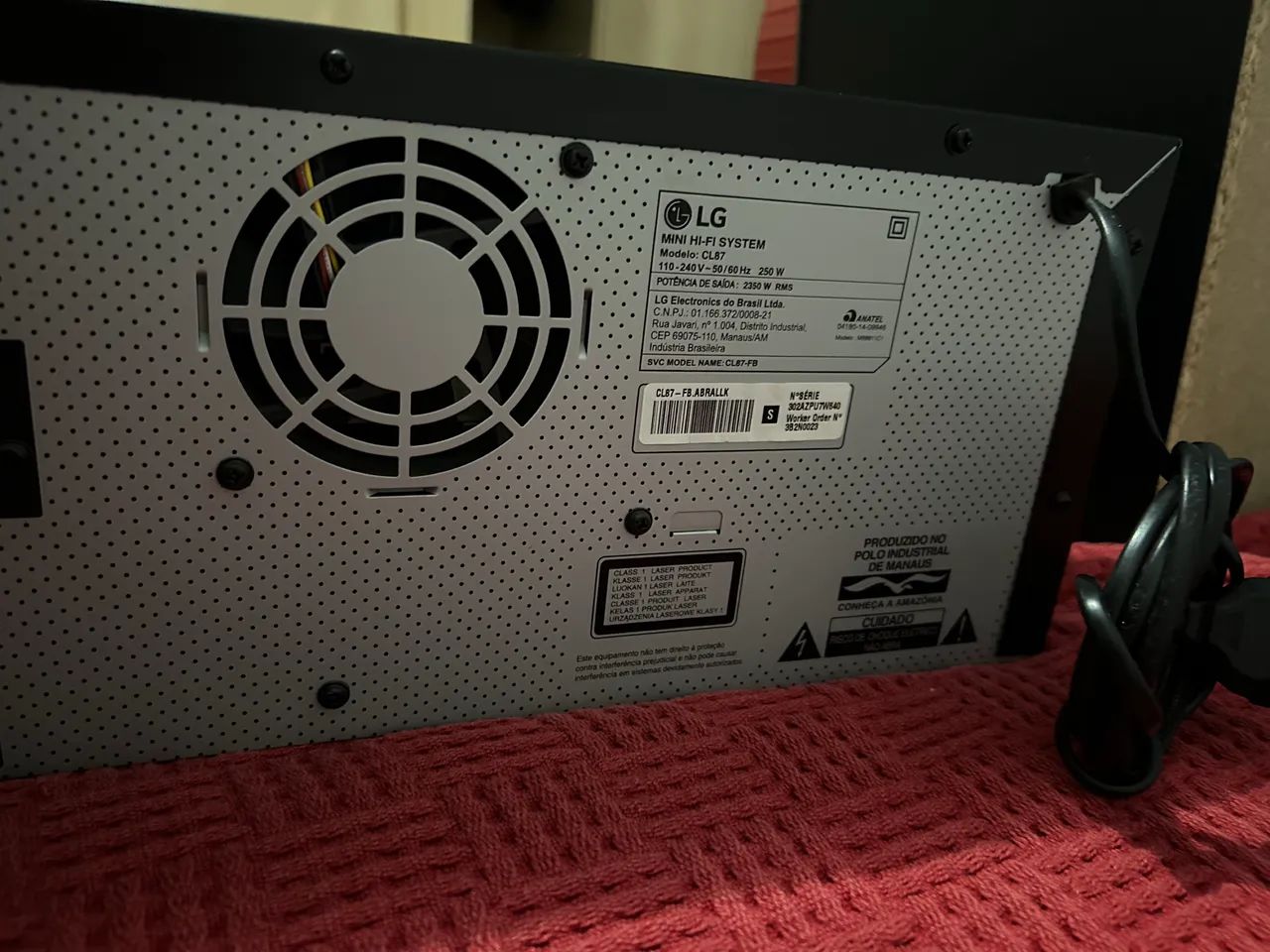 SOM Mini hi-fi system CL87
