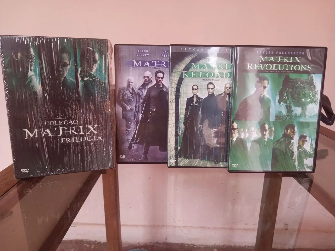 BOX DVD TRILOGIA MATRIX NOVO