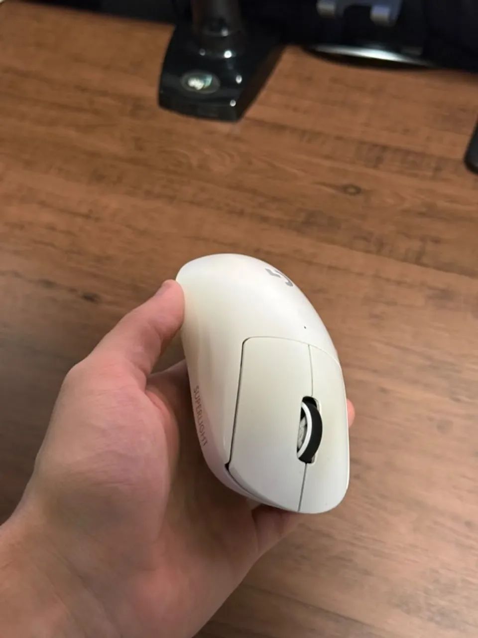 Logitech G Pro X Superlight Branco - sensor 100% - defeito no scroll - LEIA