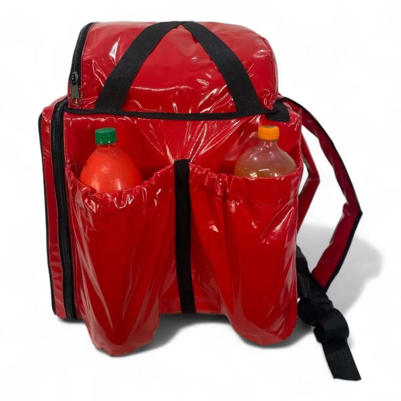 Mochila Delivery 45L + Caixa Térmica de Isopor completa - Foto 3