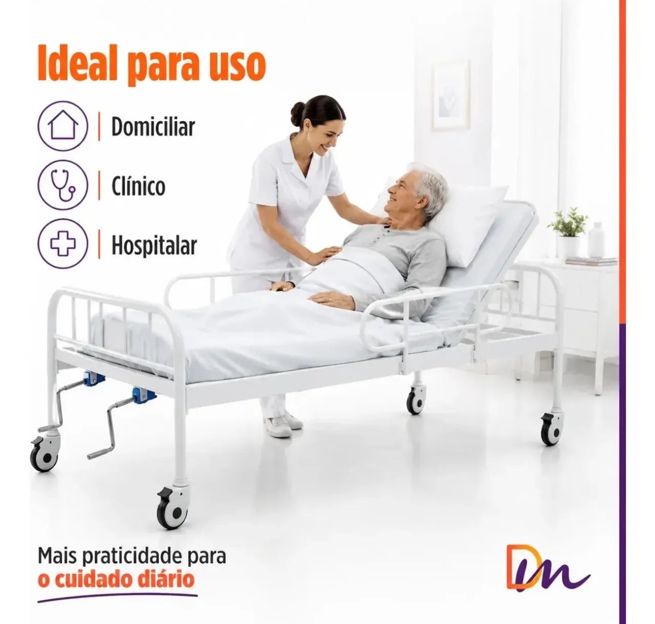Cama Hospitalar  - Foto 4