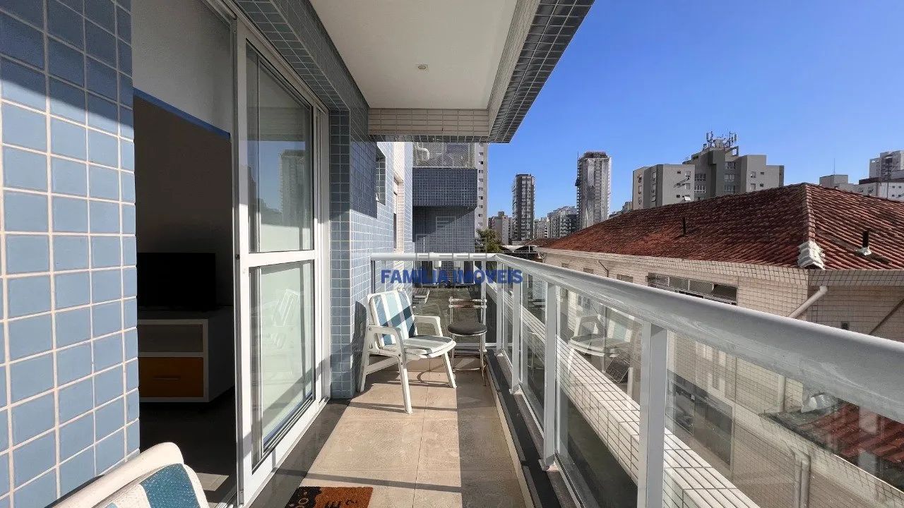 Apartamento para alugar 1 suite lazer completo Embaré Santos SP - Foto 8