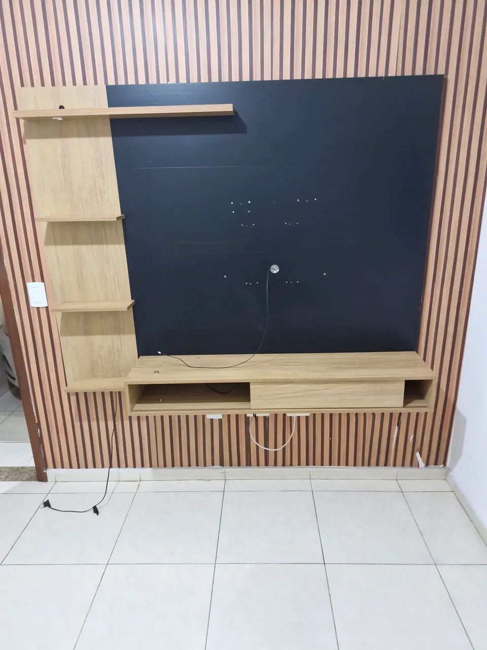 Painel de tv com rack - Foto 3
