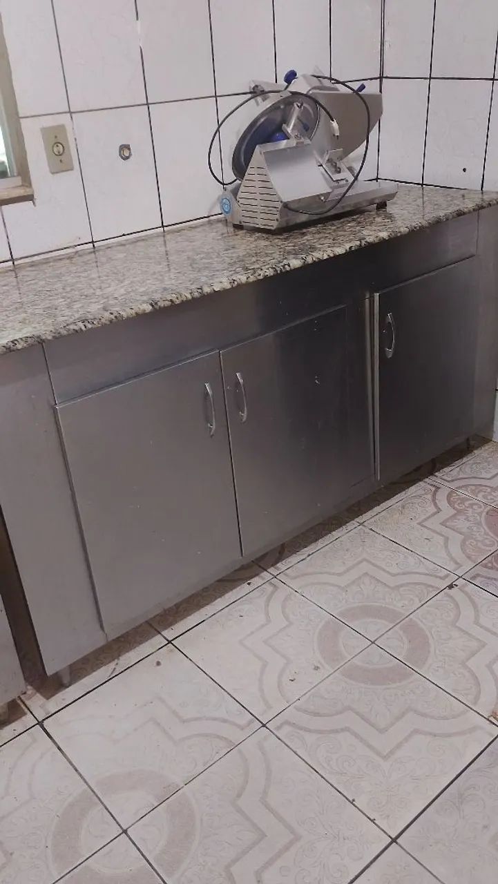 Balcão de cozinha inox 