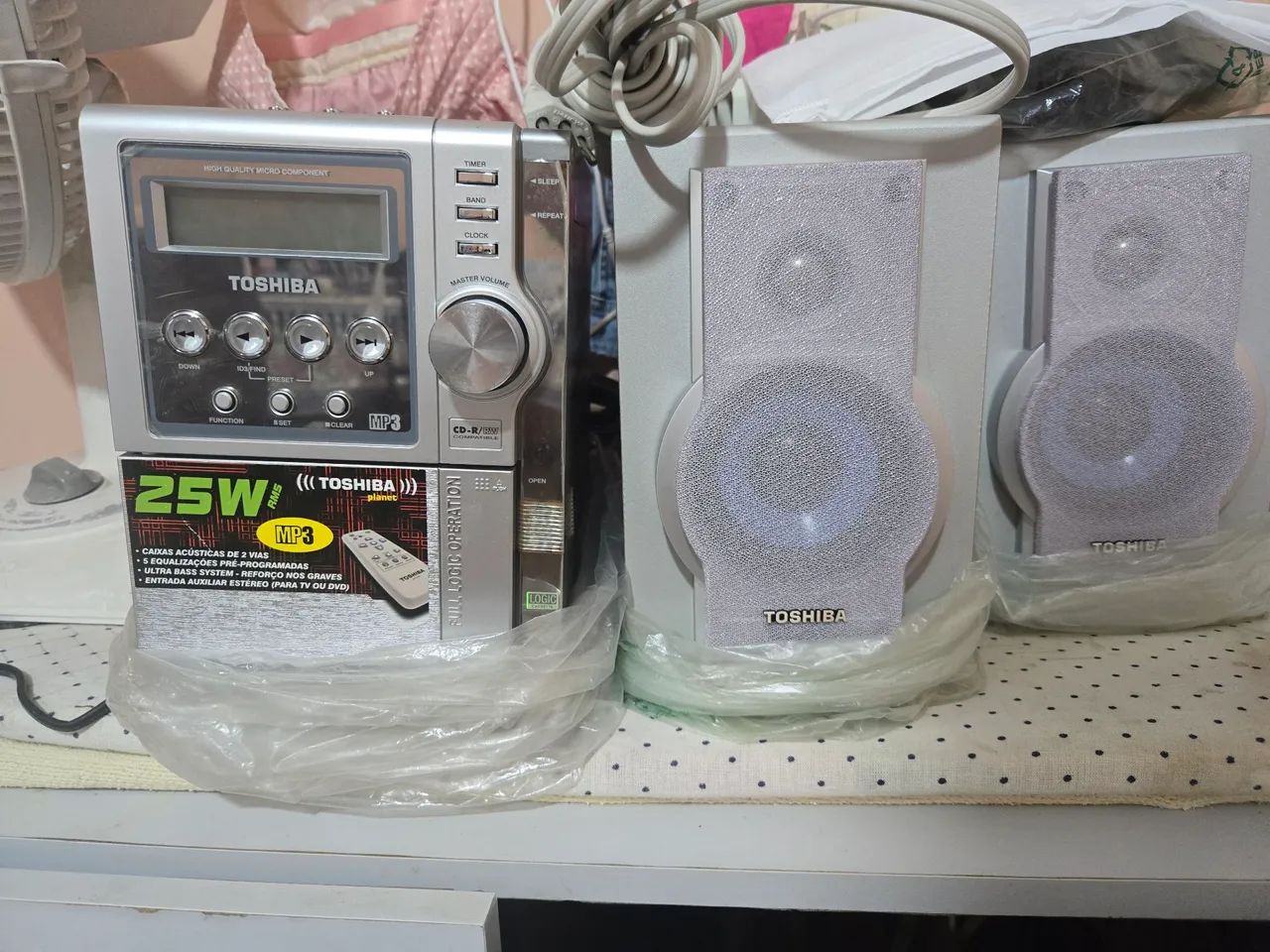 Micro Hi-fi System Toshiba Mc 663 (NUNCA USADO) - Aparelhos de Som