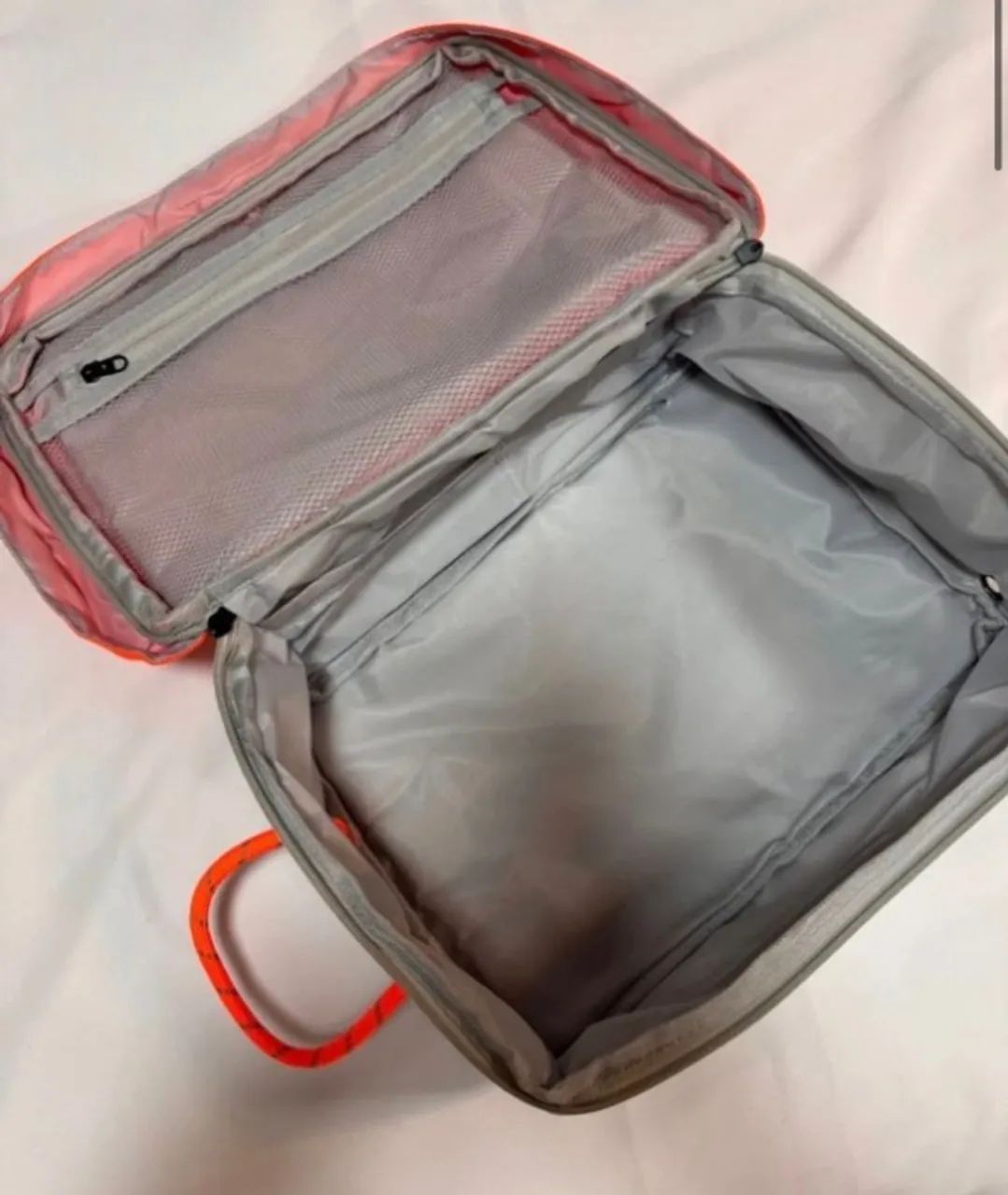 BOLSA NIKE LARANJA CINZA SHOESBAG - Foto 5